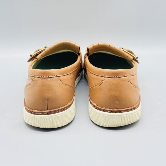 Vionic Shoes Womens 8.5 Brown Leather Loafer Buckle Fringe Cambridge Comfort - Picture 6 of 10